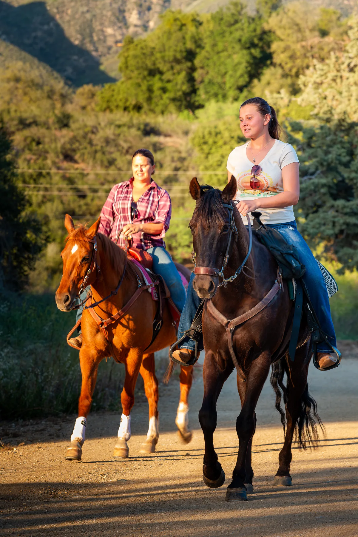Outdoor portrait photography in Yucaipa CA with natural landscape background